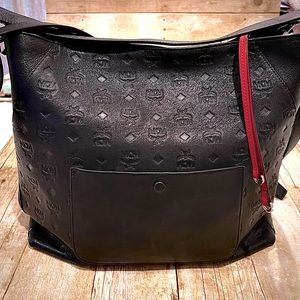 MCM Authentic Black/Red Bag
